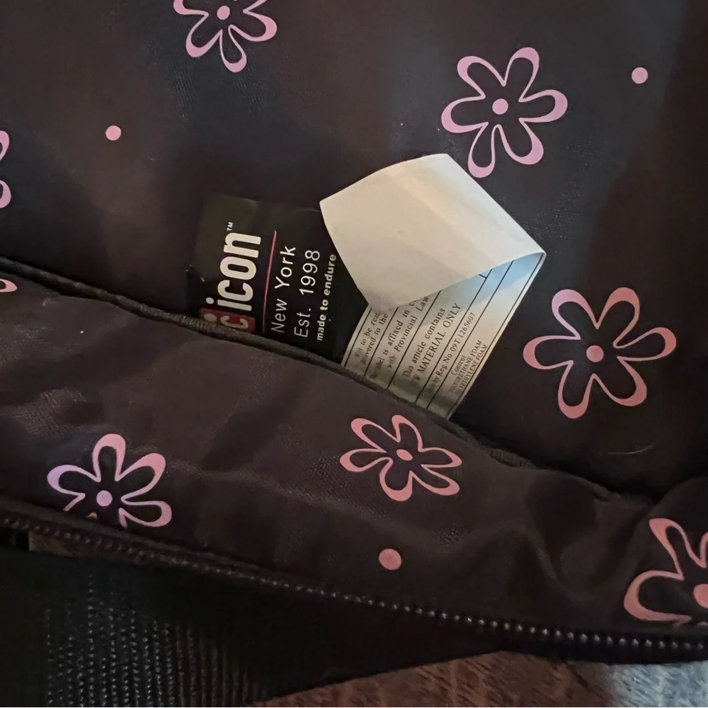 Laptop Bag; Black & Pink; c Icon Brand